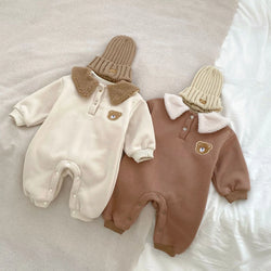 Winter Warm Baby Romper Bear Suit Unisex