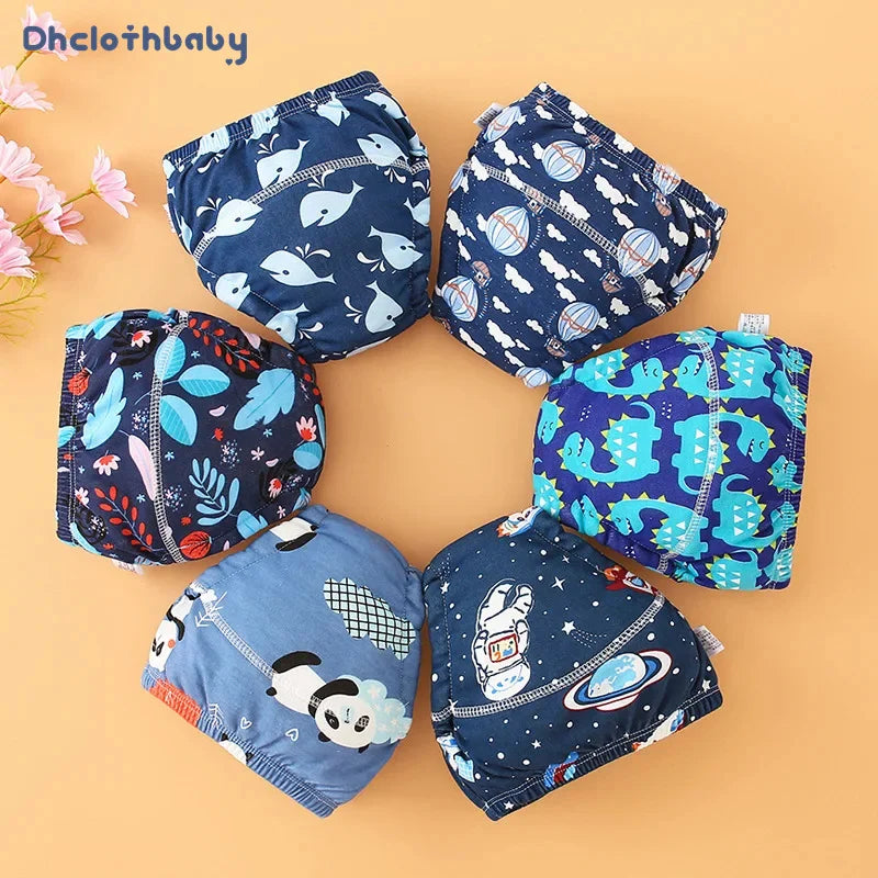 4PCS Baby Waterproof Diapers Reusable For Boys and Girls